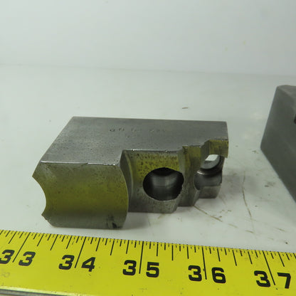 H & R 149.20.0 P Soft Lathe Chuck Jaw 1-1/2" x 3-3/4" x 2" Serrated Lot of 3