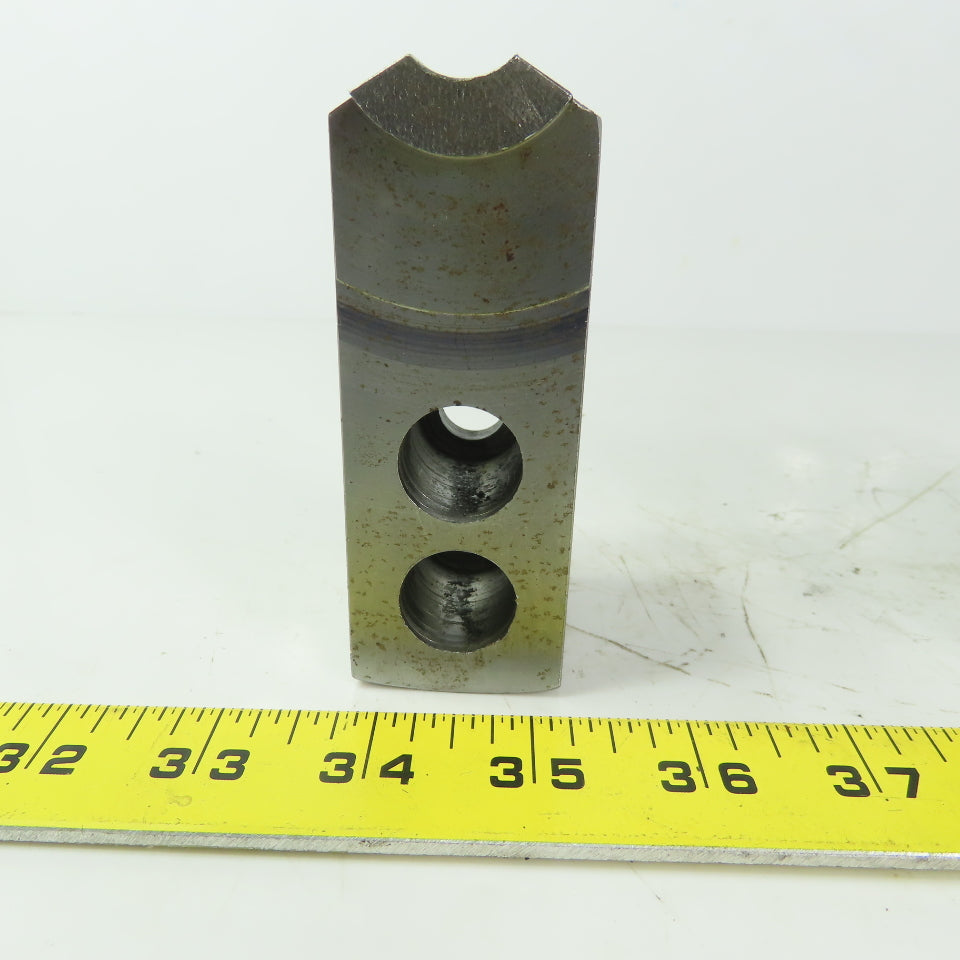 H & R 149.20.0 P Soft Lathe Chuck Jaw 1-1/2" x 4" x 1-3/4" Serrated Lot of 3