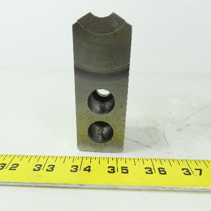 H & R 149.20.0 P Soft Lathe Chuck Jaw 1-1/2" x 4" x 1-3/4" Serrated Lot of 3