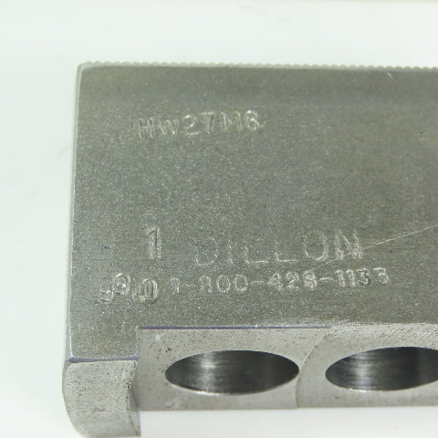 Dillon HW27M8 Soft Lathe Chuck Jaw 1-1/2" x 3-1/2" x 1-3/4" Serrated Lot of 3