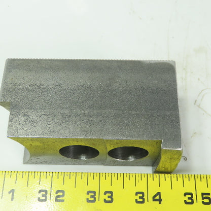 Dillon HW27M8 Soft Lathe Chuck Jaw 1-1/2" x 3-1/2" x 1-3/4" Serrated Lot of 3