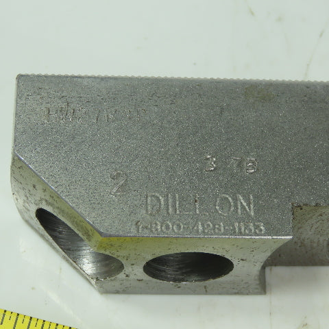 Dillon HW27M8P Soft Lathe Chuck Jaw 1-1/2" x 3-1/2" x 1-1/2" Serrated Lot of 3