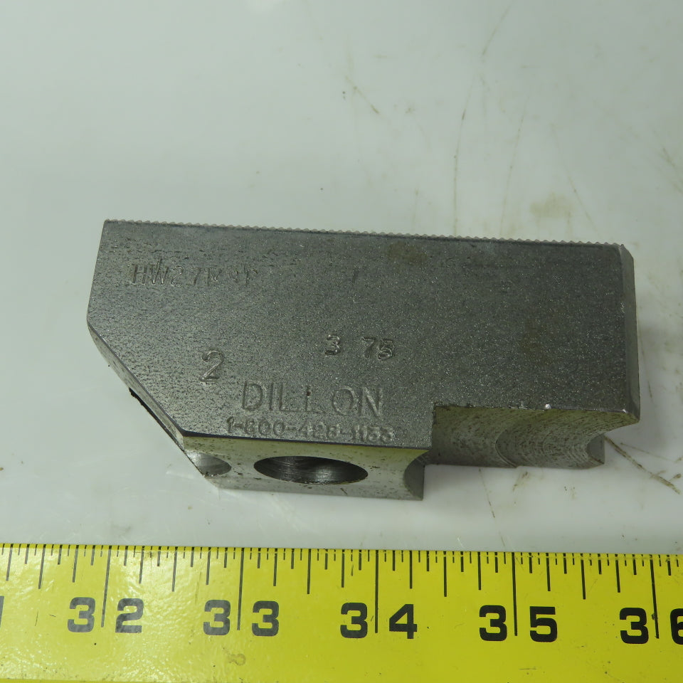 Dillon HW27M8P Soft Lathe Chuck Jaw 1-1/2" x 3-1/2" x 1-1/2" Serrated Lot of 3