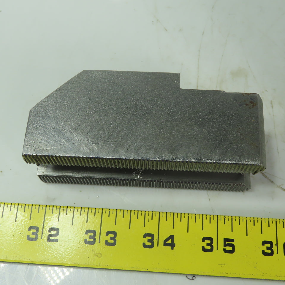 Dillon HW27M8P Soft Lathe Chuck Jaw 1-1/2" x 3-1/2" x 1-1/2" Serrated Lot of 3