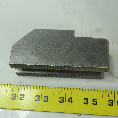 Dillon HW27M8P Soft Lathe Chuck Jaw 1-1/2" x 3-1/2" x 1-1/2" Serrated Lot of 3