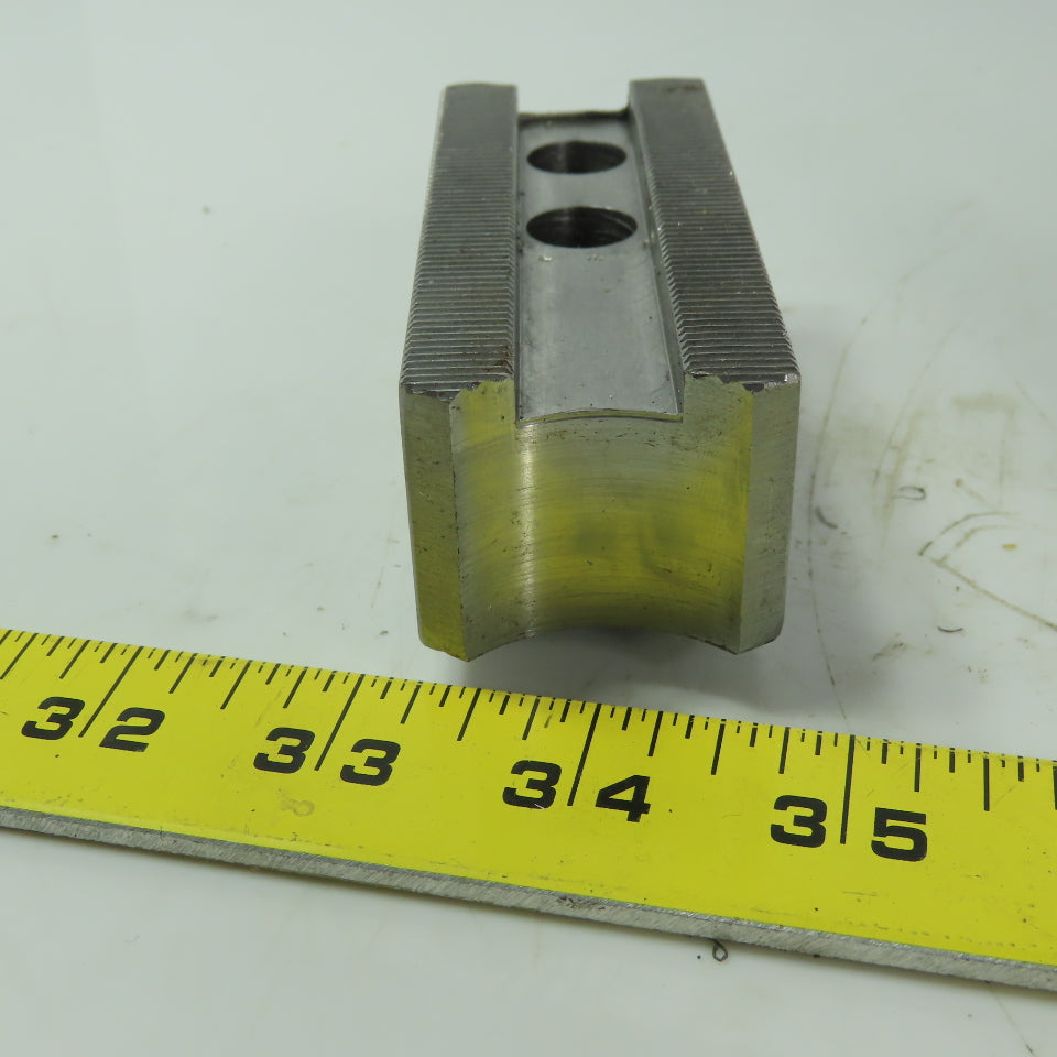 Dillon HW27M8P Soft Lathe Chuck Jaw 1-1/2" x 3-1/2" x 1-1/2" Serrated Lot of 3