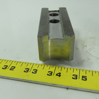 Dillon HW27M8P Soft Lathe Chuck Jaw 1-1/2" x 3-1/2" x 1-1/2" Serrated Lot of 3