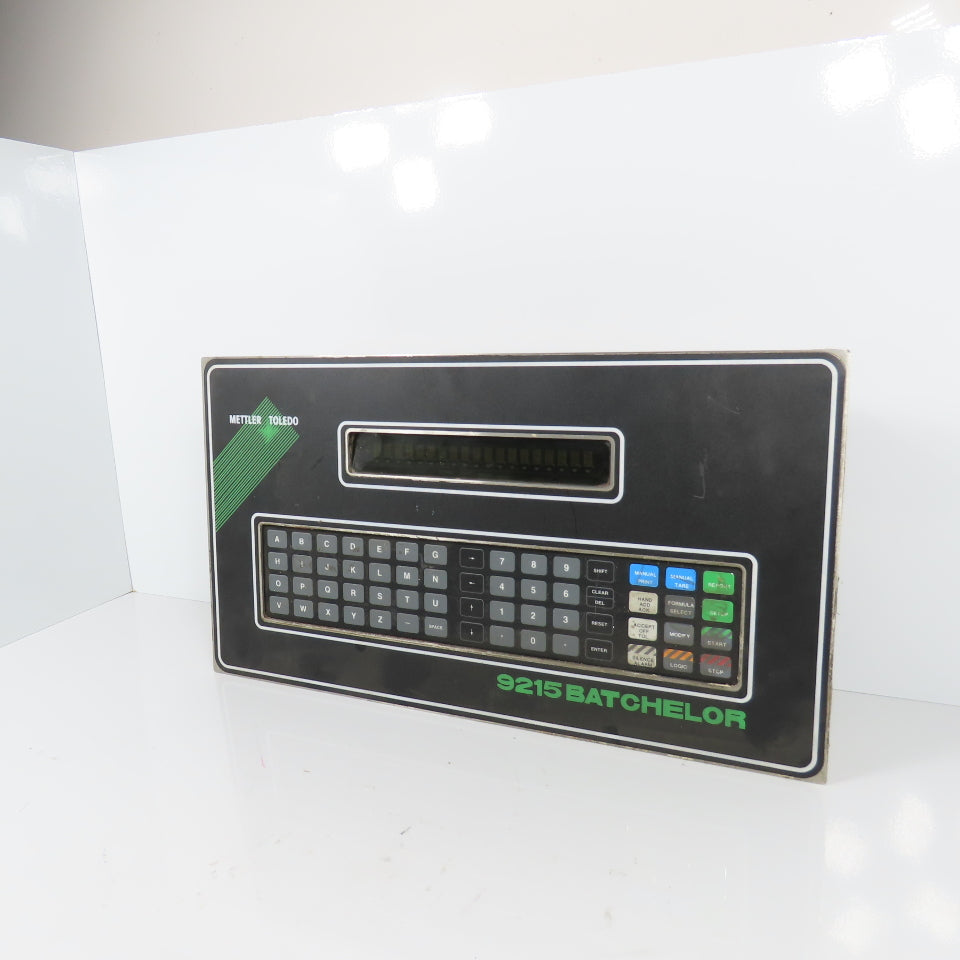 Mettler-Toledo 9215 Batchelor Batch Control Terminal Ram No. 0221 115V 1A