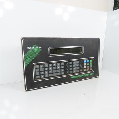 Mettler-Toledo 9215 Batchelor Batch Control Terminal Ram No. 0221 115V 1A