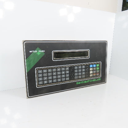 Mettler-Toledo 9215 Batchelor Batch Control Terminal Ram No. 0221 115V 1A