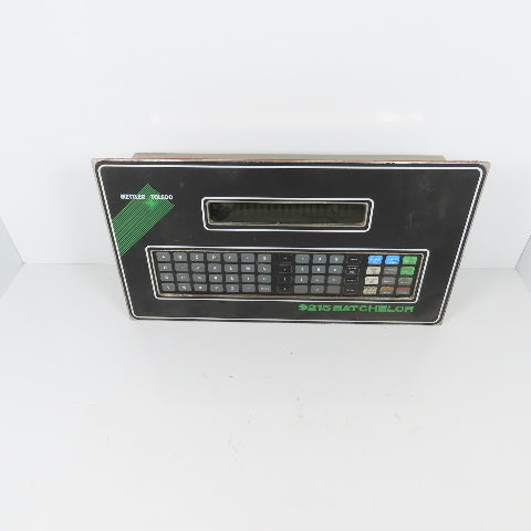Mettler-Toledo 9215 Batchelor Batch Control Terminal Ram No. 0221 115V 1A