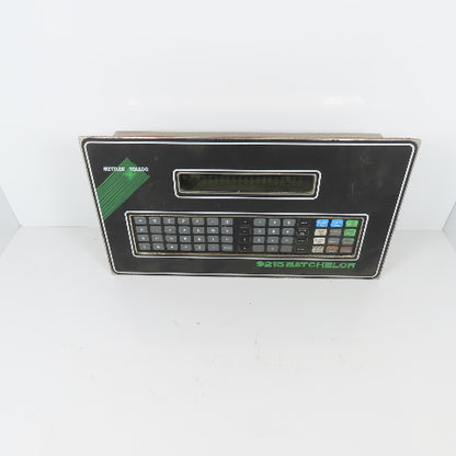 Mettler-Toledo 9215 Batchelor Batch Control Terminal Ram No. 0221 115V 1A