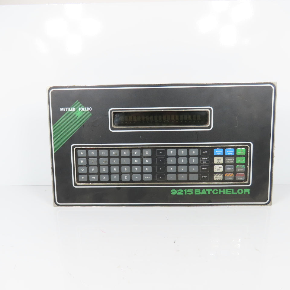 Mettler-Toledo 9215 Batchelor Batch Control Terminal Ram No. 0221 115V 1A
