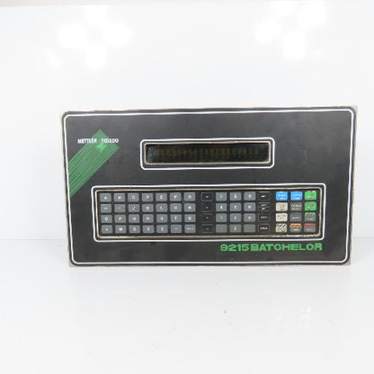 Mettler-Toledo 9215 Batchelor Batch Control Terminal Ram No. 0221 115V 1A