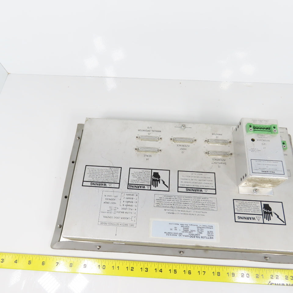 Mettler-Toledo KN587769020 9215 Batchelor Batch Control Terminal Ram No. 0221