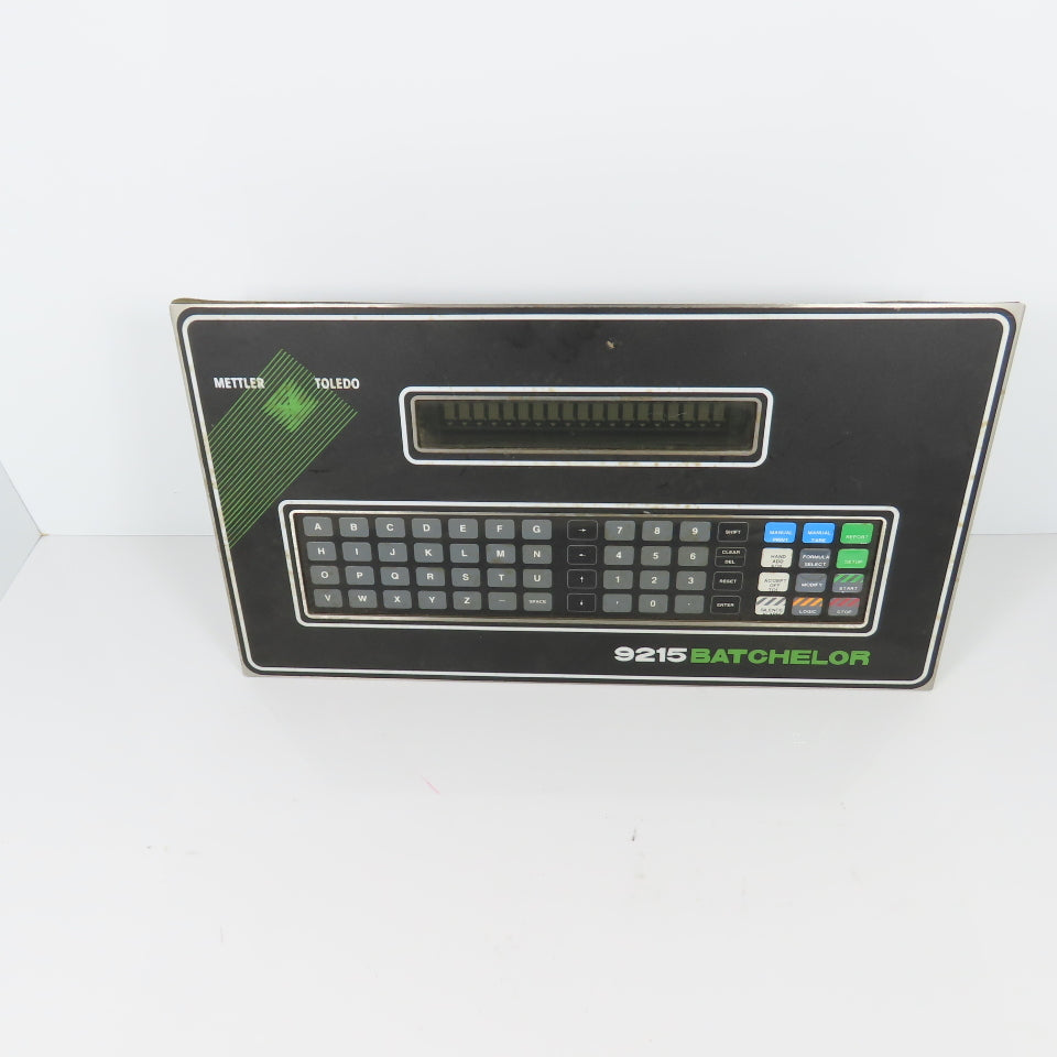 Mettler-Toledo KN587769020 9215 Batchelor Batch Control Terminal Ram No. 0221