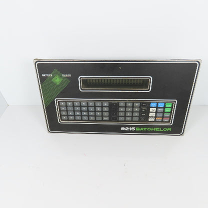 Mettler-Toledo KN587769020 9215 Batchelor Batch Control Terminal Ram No. 0221