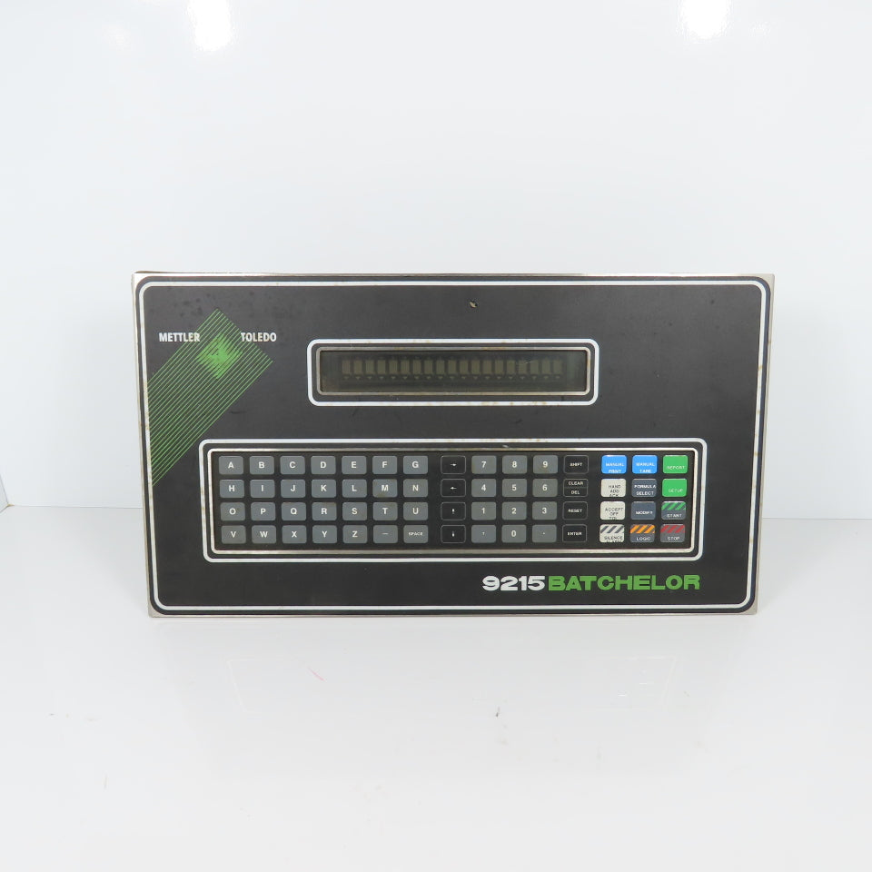 Mettler-Toledo KN587769020 9215 Batchelor Batch Control Terminal Ram No. 0221
