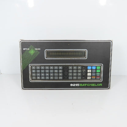 Mettler-Toledo KN587769020 9215 Batchelor Batch Control Terminal Ram No. 0221