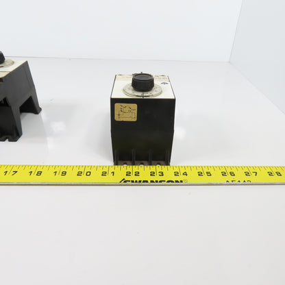 Eagle Signal BR13A6 Time Delay Relay 0-15 Seconds 120V 50/60HZ 1/3HP Lot Of 3