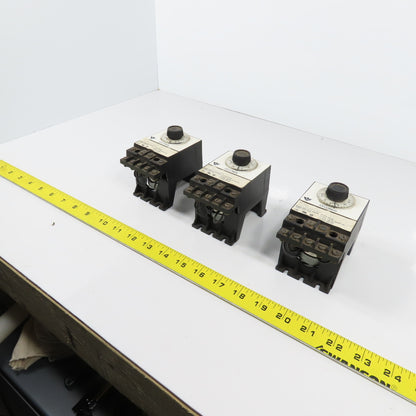 Eagle Signal BR13A6 Time Delay Relay 0-15 Seconds 120V 50/60HZ 1/3HP Lot Of 3