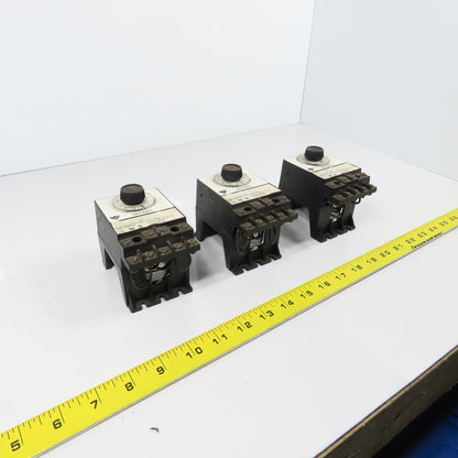 Eagle Signal BR13A6 Time Delay Relay 0-15 Seconds 120V 50/60HZ 1/3HP Lot Of 3