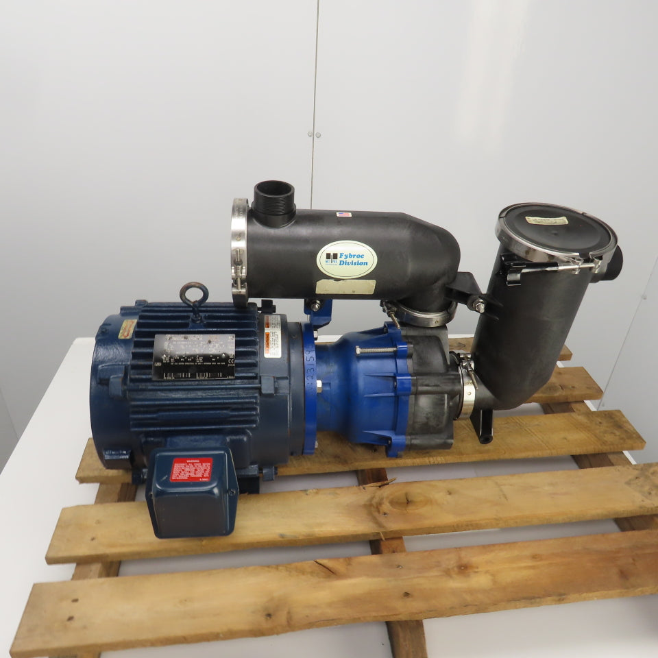 Fybroc OM-345 	PM-2550 Self Priming Magnetic Drive Centrifugal Pump 7-1/2HP 3PH