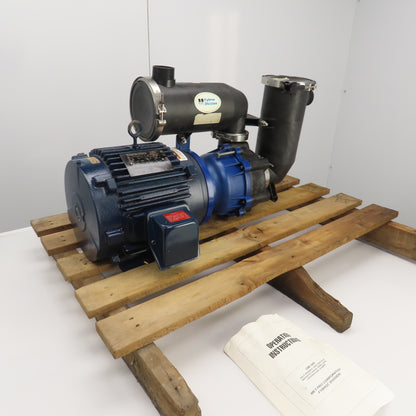 Fybroc OM-345 	PM-2550 Self Priming Magnetic Drive Centrifugal Pump 7-1/2HP 3PH