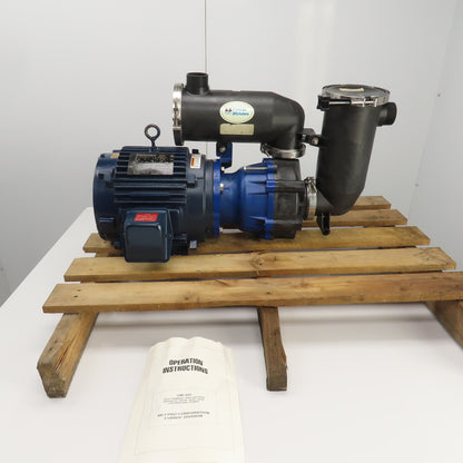 Fybroc OM-345 	PM-2550 Self Priming Magnetic Drive Centrifugal Pump 7-1/2HP 3PH