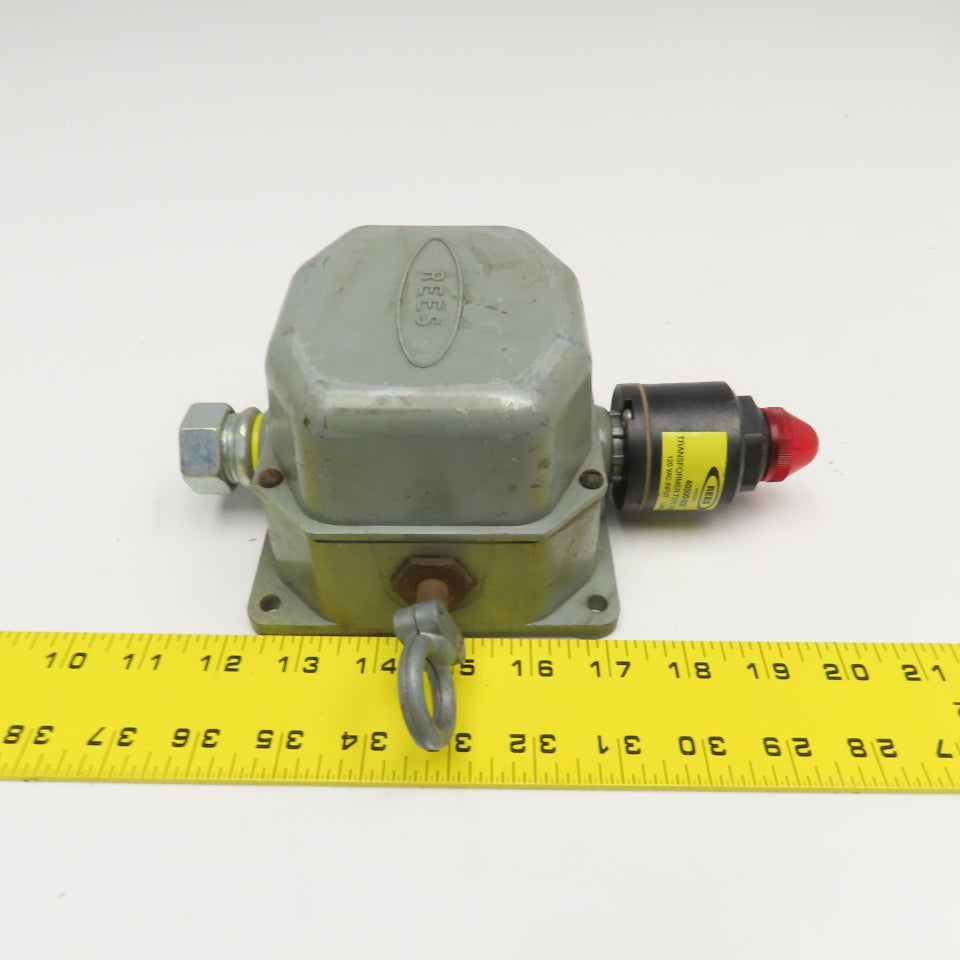 Rees 40500-000 Heavy Duty Cable Pull Switch 600VAC 250VDC W/ Pilot Light