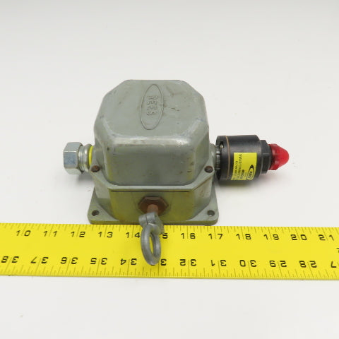 Rees 40500-000 Heavy Duty Cable Pull Switch 600VAC 250VDC W/ Pilot Light