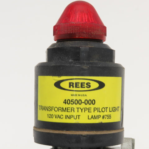 Rees 40500-000 Heavy Duty Cable Pull Switch 600VAC 250VDC W/ Pilot Light