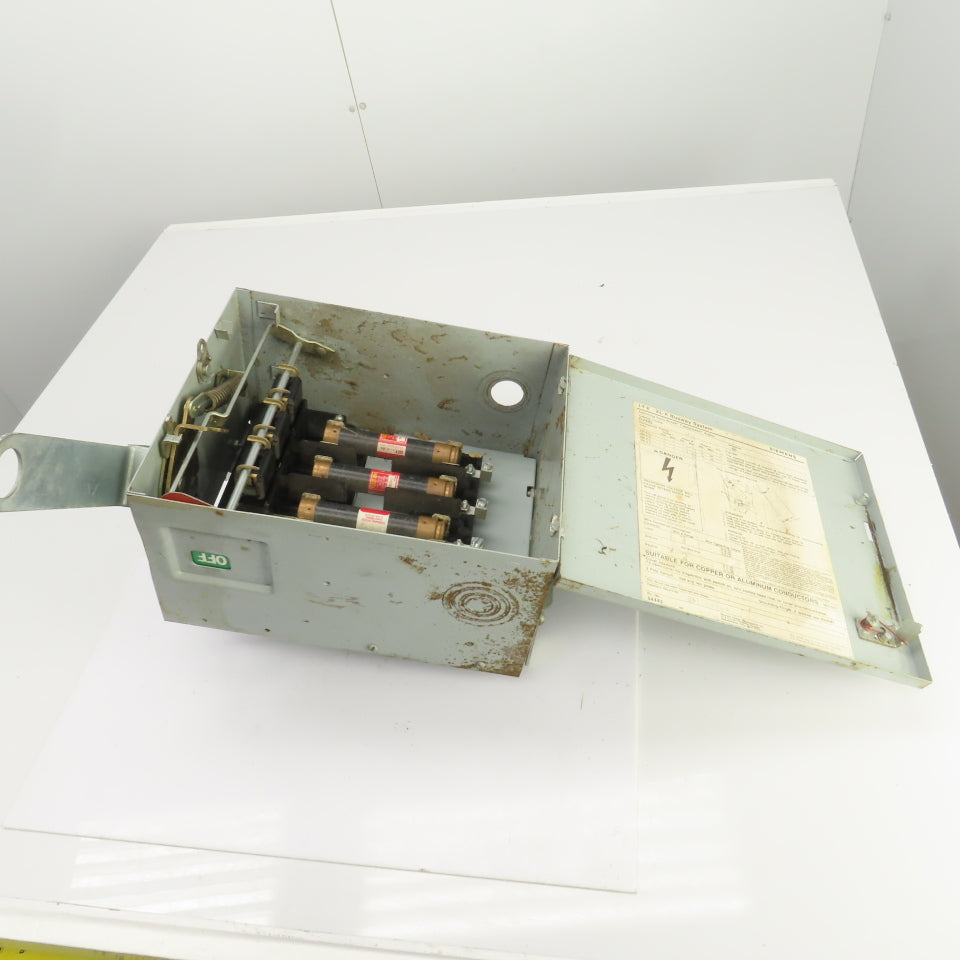 Siemens I-T-E RV462 XL-X 60A Bus Plug Tap Fusible Switch 600VAC 3PH 4W