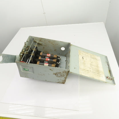Siemens I-T-E RV462 XL-X 60A Bus Plug Tap Fusible Switch 600VAC 3PH 4W