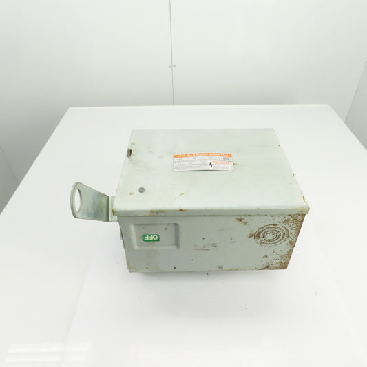 Siemens I-T-E RV462 XL-X 60A Bus Plug Tap Fusible Switch 600VAC 3PH 4W