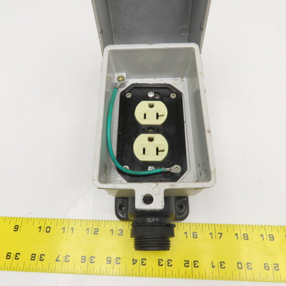 Intermatic Outdoor Electrical Weatherproof Duplex With Coated Box