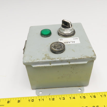 120V Audible Alarm And Bypass Electrical Enclosure Pilot Light