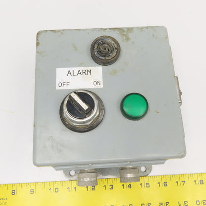120V Audible Alarm And Bypass Electrical Enclosure Pilot Light