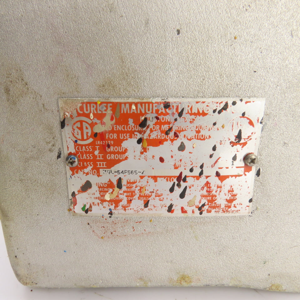 Curlee Hazardous Locations Enclosure for Metering Equipment 7x7" x 6" 1/2" NPT