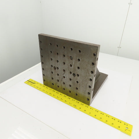 Steel Machined Webb Right Angle Setup Plate 12" H x 12" W 12" L