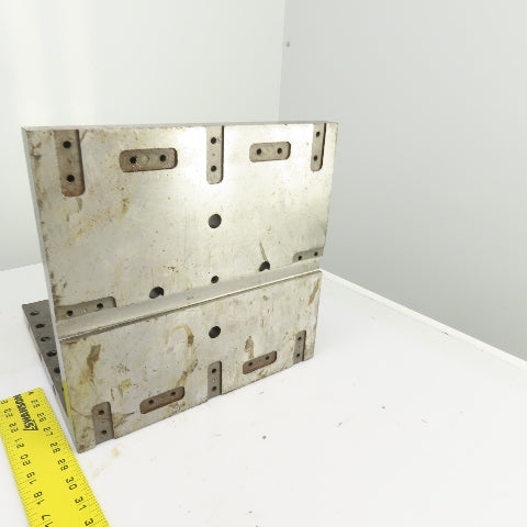 Steel Machined Webb Right Angle Setup Plate 12" H x 12" W 12" L