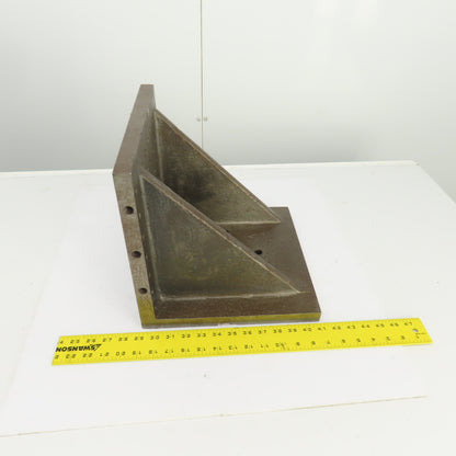 Steel Machined Webb Right Angle Setup Plate 12" H x 12" W 12" L