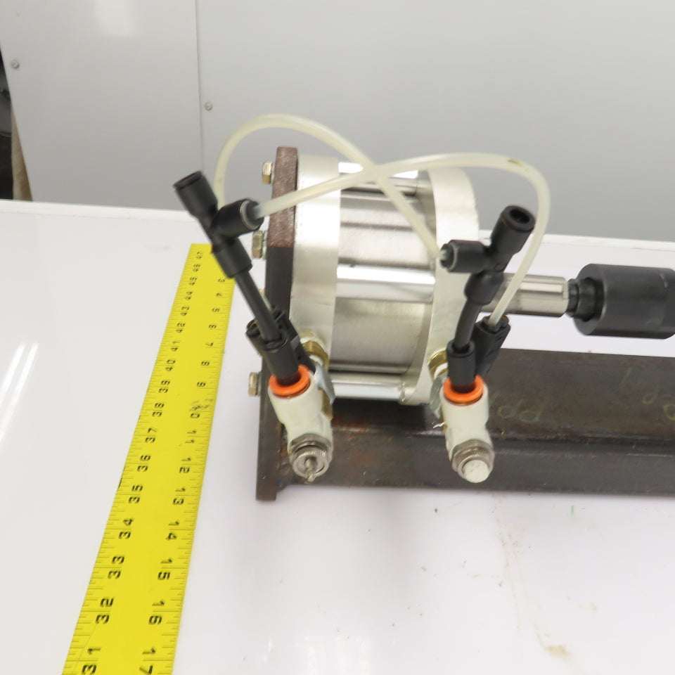 Bimba F0-1252-3REE Stationary Pneumatic Ram Transfer Pump 2" Stroke 4" Bore