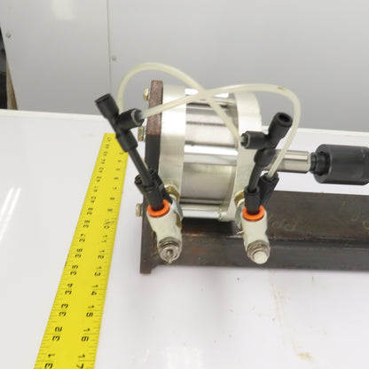 Bimba F0-1252-3REE Stationary Pneumatic Ram Transfer Pump 2" Stroke 4" Bore