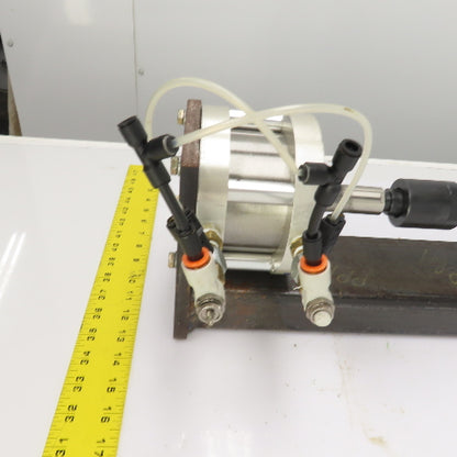 Bimba F0-1252-3REE Stationary Pneumatic Ram Transfer Pump 2" Stroke 4" Bore
