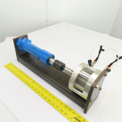 Bimba F0-1252-3REE Stationary Pneumatic Ram Transfer Pump 2" Stroke 4" Bore