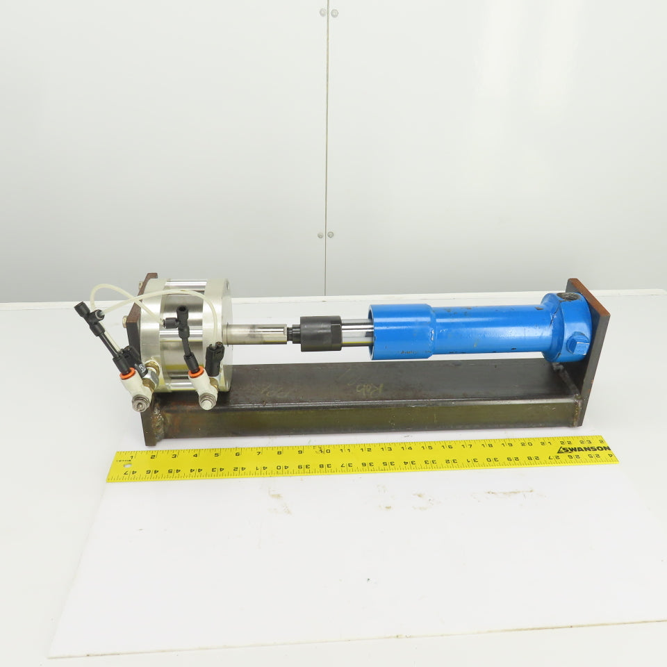 Bimba F0-1252-3REE Stationary Pneumatic Ram Transfer Pump 2" Stroke 4" Bore