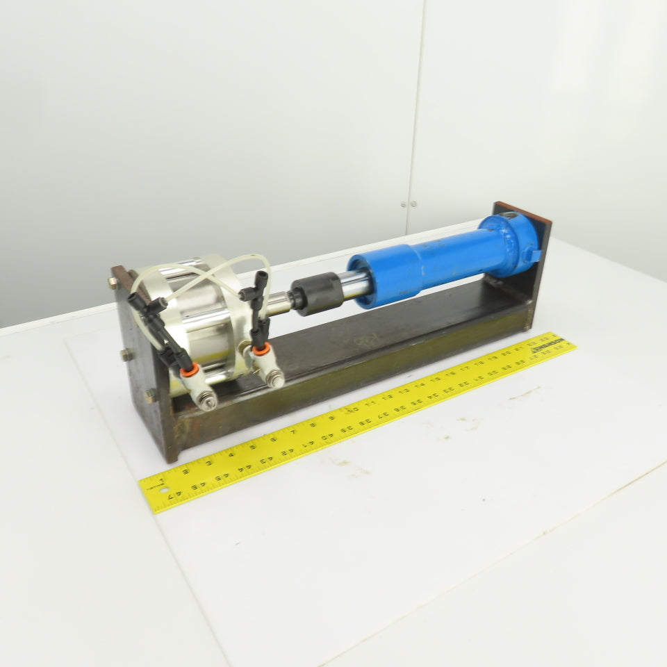 Bimba F0-1252-3REE Stationary Pneumatic Ram Transfer Pump 2" Stroke 4" Bore