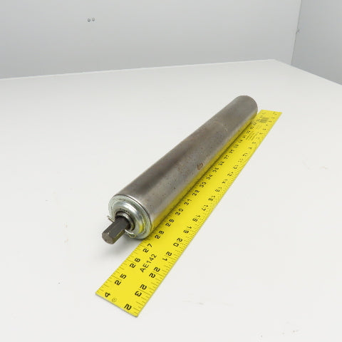 Frantz 2-1/2" OD Gravity Roller Take Up Pulley 18-1/2" Wide 20-3/4" OAL