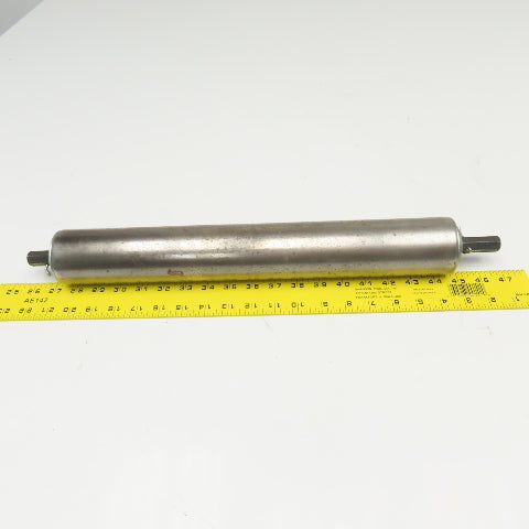 Frantz 2-1/2" OD Gravity Roller Take Up Pulley 18-1/2" Wide 20-3/4" OAL